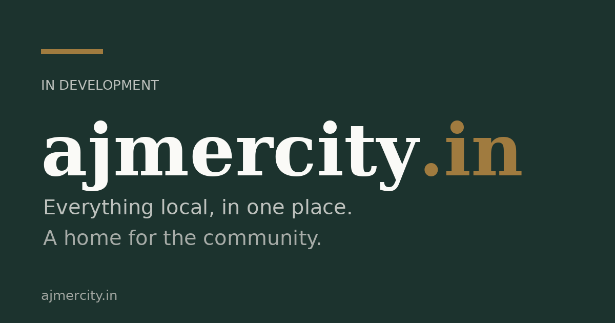 Link preview image for ajmercity.in